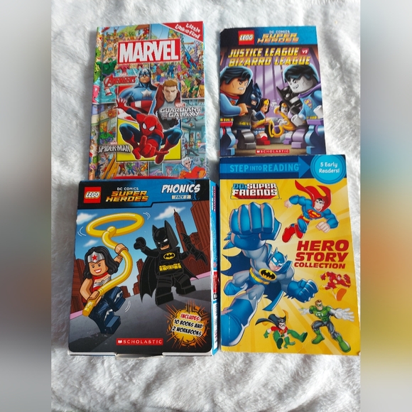 **3 Listings $20**                      Books - Action Heroes lot - Picture 1 of 1